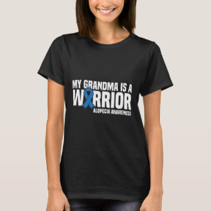 Meine Oma ist ein Warrior Blue Ribbon Alopecia Awa T-Shirt