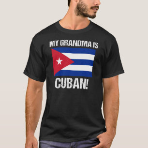 Meine Oma ist kubanisches Landesflagge kubanisches T-Shirt