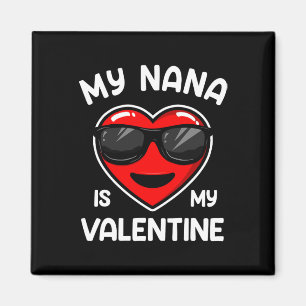 Meine Oma ist mein Valentinsherz Sungles Junge Mäd Magnet