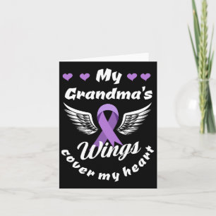 Meine Oma's Flügel decken meine Awarene für Herzüb Karte