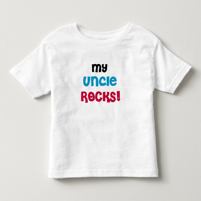 Meine Onkel Rocks Kleinkind T-shirt (Vorderseite)