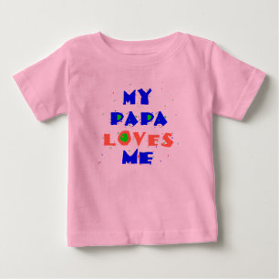 Meine PAPA Liebe ich Baby T-shirt