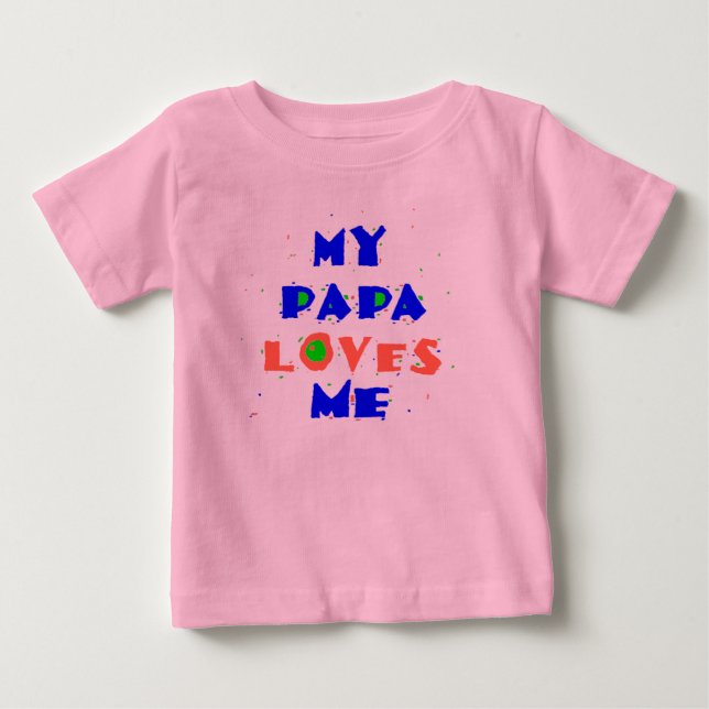 Meine PAPA Liebe ich Baby T-shirt (Vorderseite)