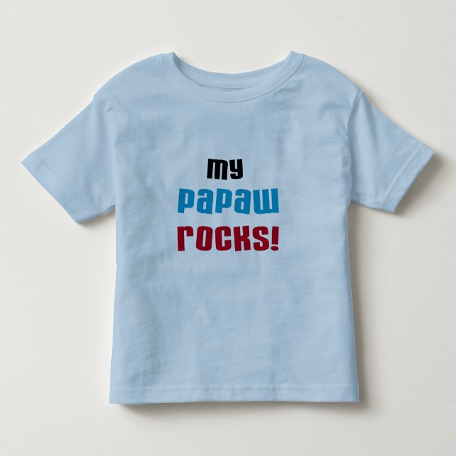Meine Papaw Rocks T - Shirt und Geschenke (Vorderseite)
