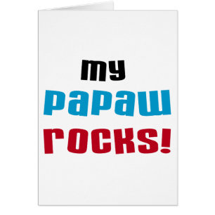 Meine Papaw Rocks T - Shirt und Geschenke
