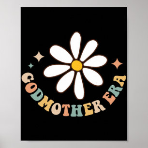 Meine Patentante Era Liebhaber Groovy Retro Mutter Poster