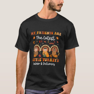 Meine Patienten sind Niedlicher Puten L D Nurse Fa T-Shirt