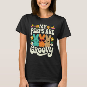 Meine Peeps sind groovy lustige Retro-Designs T-Shirt