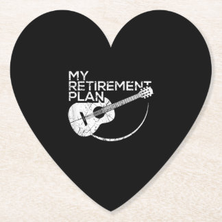 Meine Pensionsplan Gitarre Funny Musicians Untersetzer