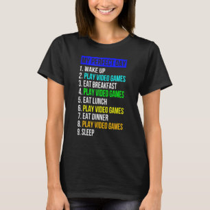 Meine perfekten Videospiele Cool Gamer Time to Pla T-Shirt