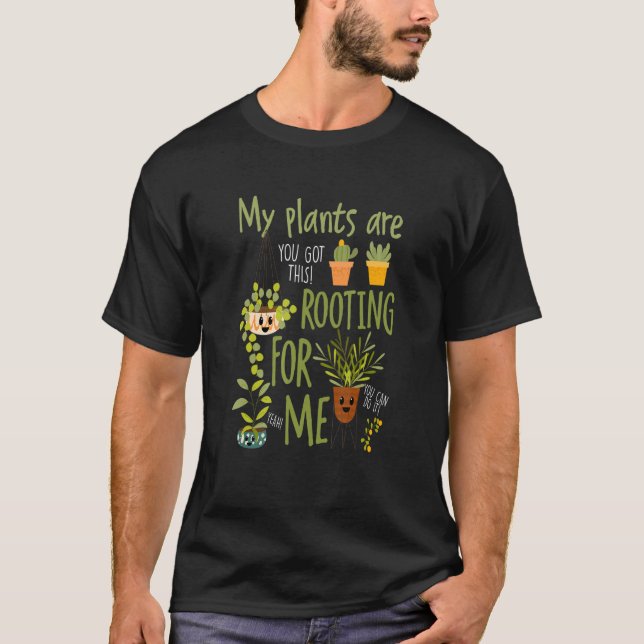 Meine Pflanze rutschen für mich T-Shirt (Vorderseite)