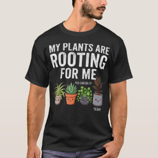 Meine Pflanzen bringen mich zum Lachen Hauspflanze T-Shirt