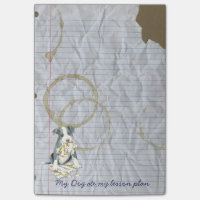 Meine Pitbull aß meinen Unterrichtsplan