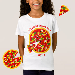 Meine Pizza isst Personalisiert Shirt