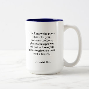 MEINE PLÄNE FÜR SIE ZWEIFARBIGE TASSE