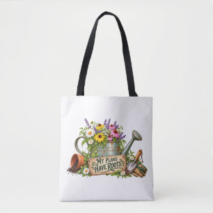 Meine Pläne haben Wurzeln – Vintage-Gartenbau Blum Tasche