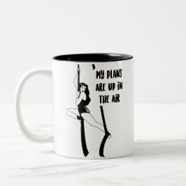 Meine Pläne sind in der Luft - Kaffee-Tasse Zweifarbige Tasse
