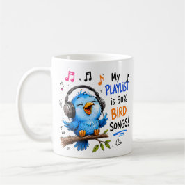Meine Playlist besteht zu 90% aus Vogelgesängen Ki Kaffeetasse