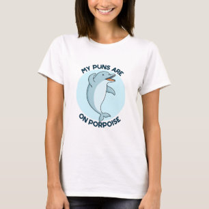 Meine Ponnen sind auf Porpoise Funny Animal Puff T-Shirt