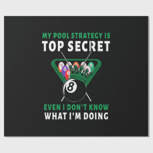 Meine Pool-Strategie ist ausgeglichen Geschenkpapier