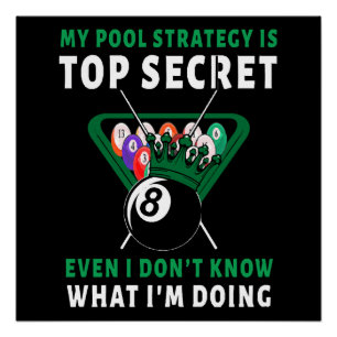 Meine Pool-Strategie ist ausgeglichen Poster