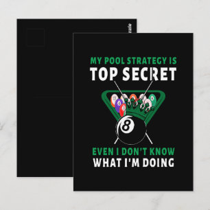 Meine Pool-Strategie ist sogar Postkarte