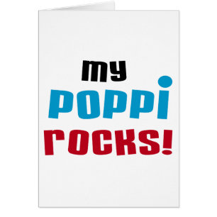 Meine Poppi Rocks T - Shirt und Geschenke