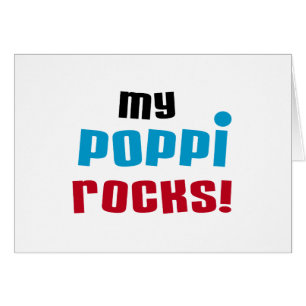 Meine Poppi Rocks T - Shirt und Geschenke