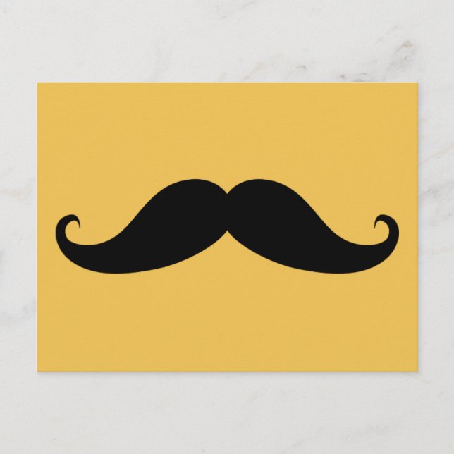 Meine Postkarte Mustache (Vorderseite)