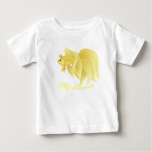 Meine Prinzessin Golden Fish Baby T-shirt
