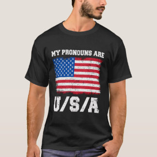 Meine Pronomen sind die US-Amerikaner sagen am 4.  T-Shirt