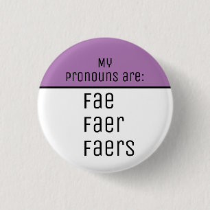 Meine Pronomen sind Fee Faer Faers Button