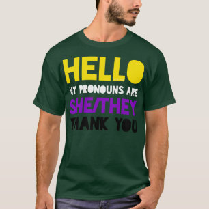 Meine Pronomen sind sie T-Shirt