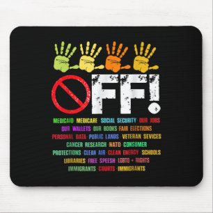 Meine Protestaktion für soziale Sicherheit und Med Mousepad