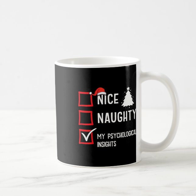 Meine psychologischen Einblicke Nizza Weihnachten  Kaffeetasse (Rechts)