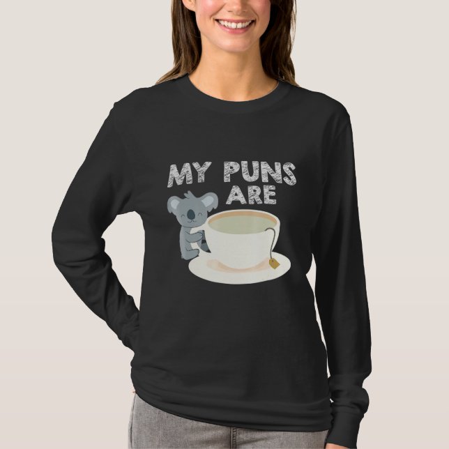 Meine Pullover sind Koala Tea Drinks Pub T-Shirt (Vorderseite)