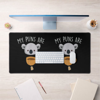Meine Pullover sind Koala Tea Funny Animal Puns Schreibtischunterlage