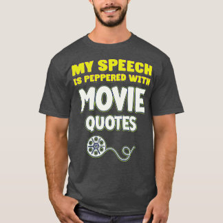 Meine Rede ist von Zitaten beherrscht. T-Shirt