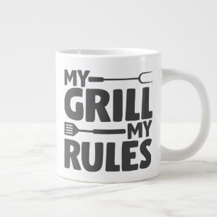 Meine Regeln Jumbo-Tasse