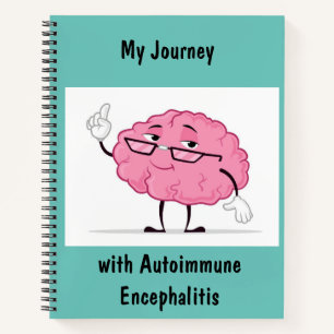 Meine Reise mit Autoimmune Encephalitis Notebook Notizbuch