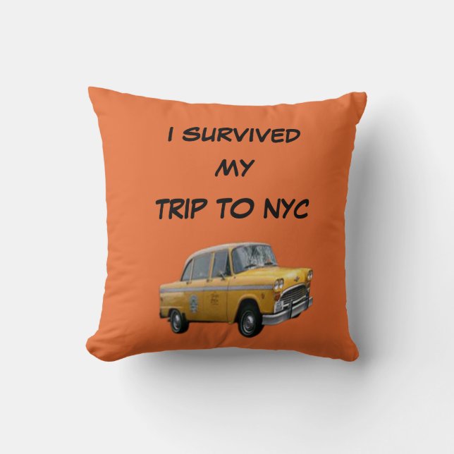 Meine Reise nach New York T - Shirt Kissen (Vorderseite)