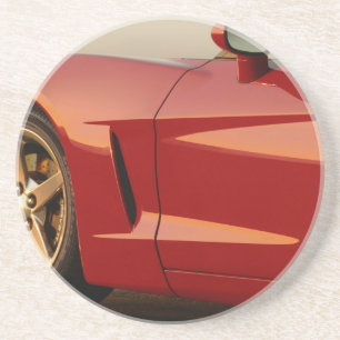 Meine rote Korvette Getränkeuntersetzer