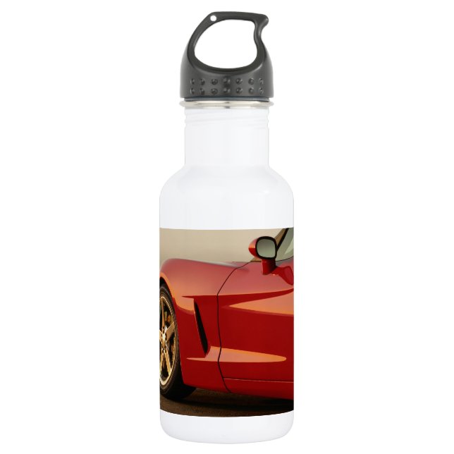 Meine rote Korvette Trinkflasche (Vorderseite)