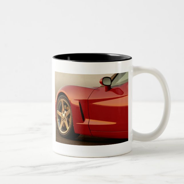 Meine rote Korvette Zweifarbige Tasse (Rechts)