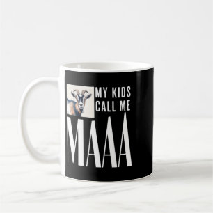 Meine-Ruf-Mich-Maaa-Lustige-Ziegen-Mama-Farm Kaffeetasse