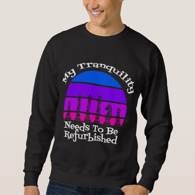 Meine Ruhe muss erneuert werden, die Sonne der Kön Sweatshirt (Vorderseite)