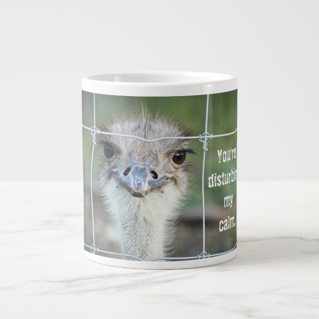 Meine Ruhe stören Jumbo-Tasse (Vorderseite)