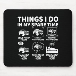 Meine Sachen Ersatzzeit Pickup Truck Mousepad