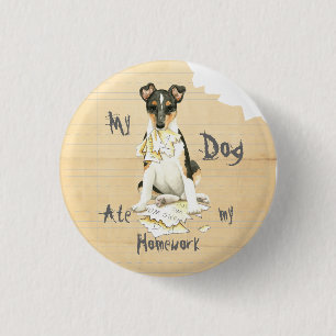 Meine sanfte Collie Ate meine Hausaufgaben Button