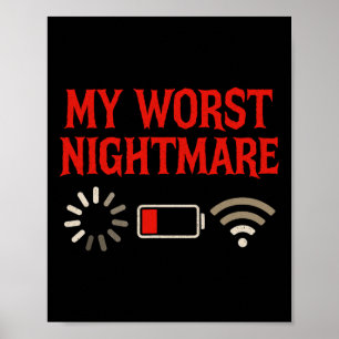 Meine schlimmste schreckliche Nacht - Gaming Lover Poster